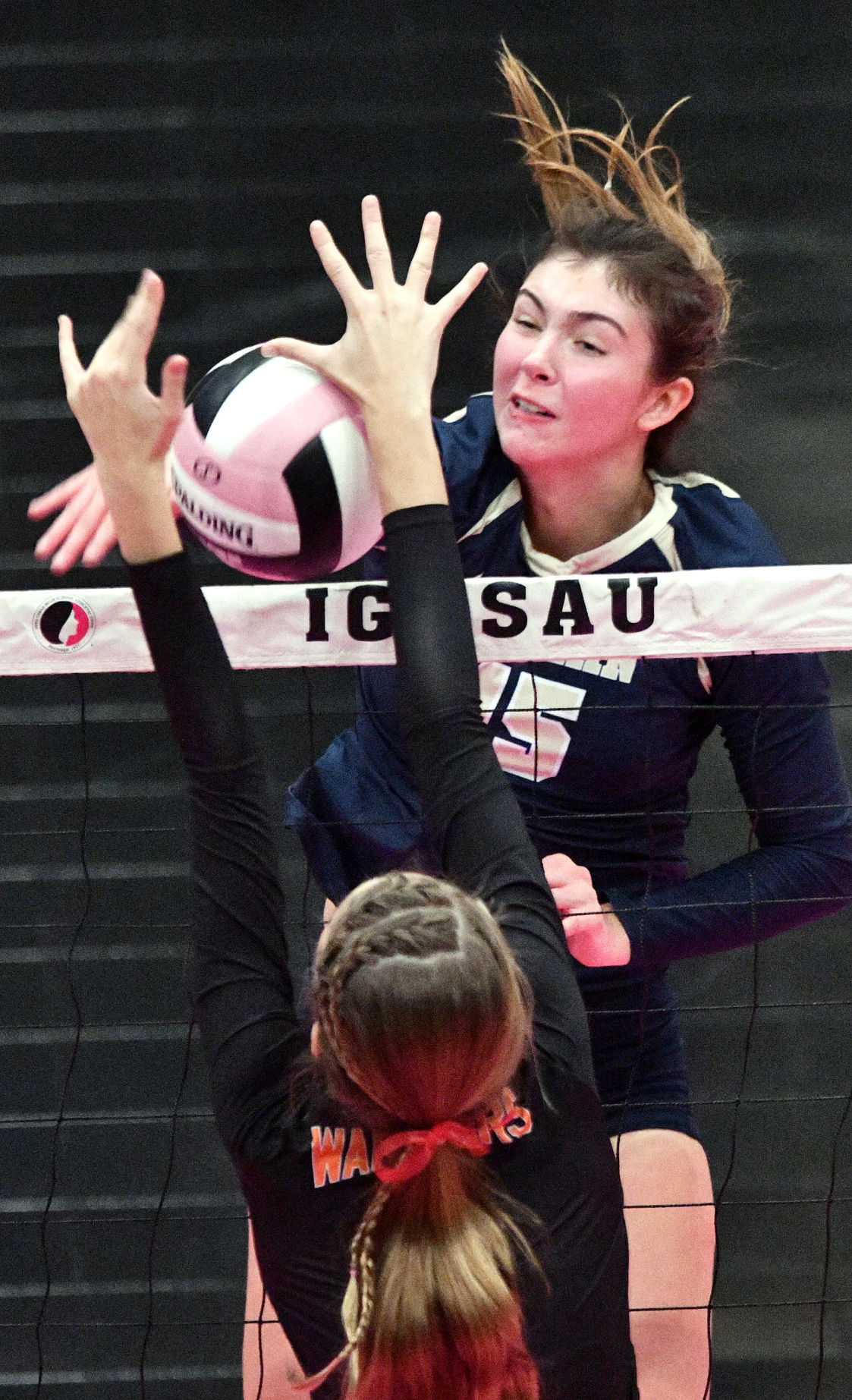 Sergeant Bluff-Luton vs Bishop Heelan state volleyball